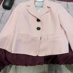 Pink kasper suite coat